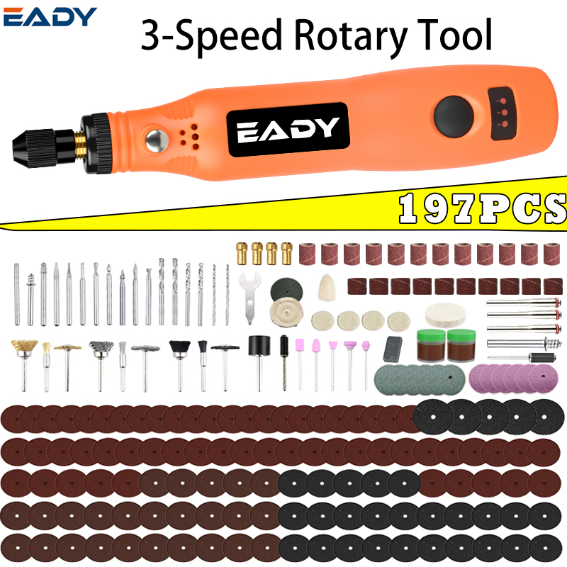 Power Tools Kit Set - USB Cordless Rotary Tool Kit –