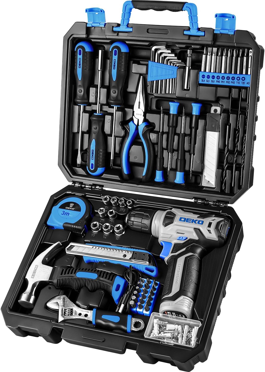 Combo Power Tools - DEKO Drill Set: Tool Set with