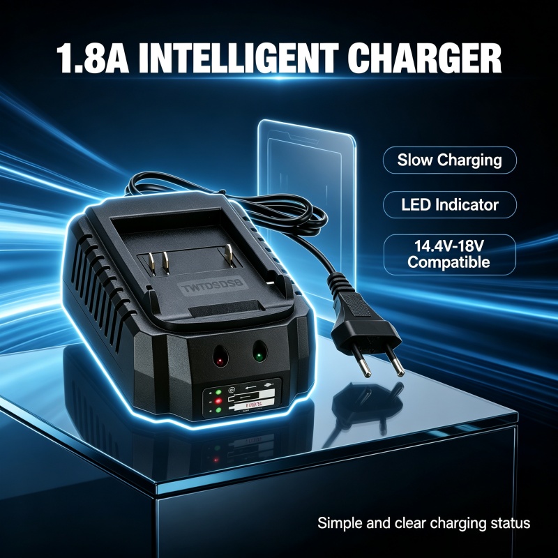 Power Tools Uk - Battery Li-ion Charger Quick Charge 18V