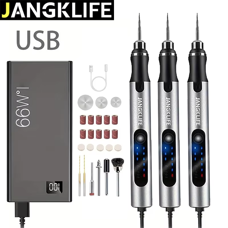 Power Tools Ingco - JANGKLIFE USB Rechargeable Rotary Tool Kit