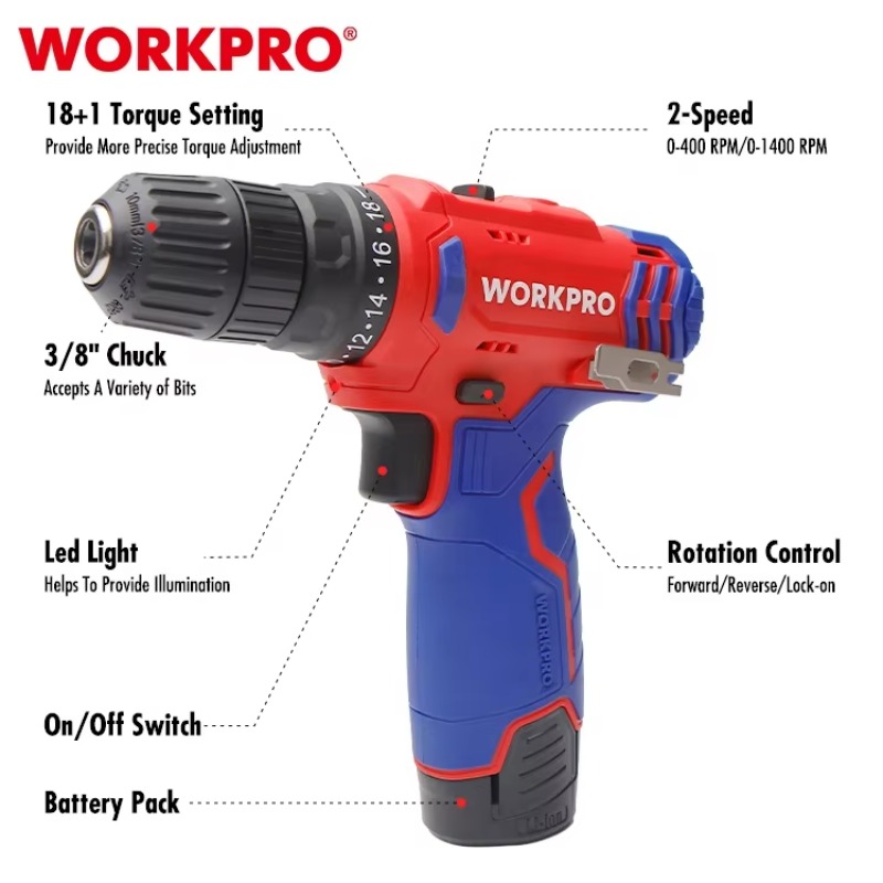 12V 10mm Cordless Drill Cordle - Power Tools Cordless 评论和价格