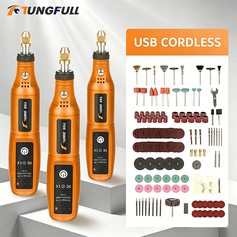 TUNGFULL Mini Electric Grinder - Power Tools Kit Set 评论和价格