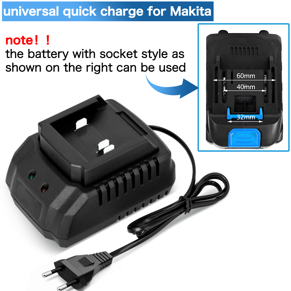 Charger EU/US/UK Plug for 18V  - Power Tools Uk 评论和价格