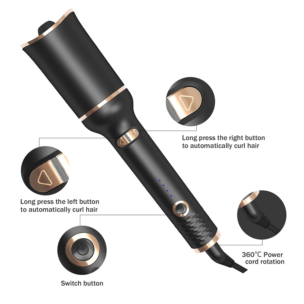 Auto Rotating Ceramic Hair Cur - Power Tools Uk 评论和价格
