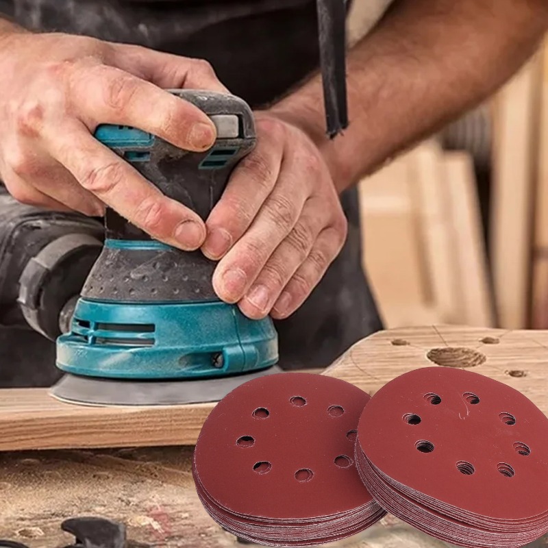 100PCS Sanding Discs 8 Hole Ho - Random Orbital Sander 评论和价格