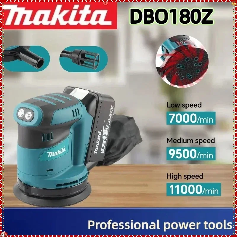Makita DBO180 Rechargeable Dis - Random Orbital Sander 评论和价格