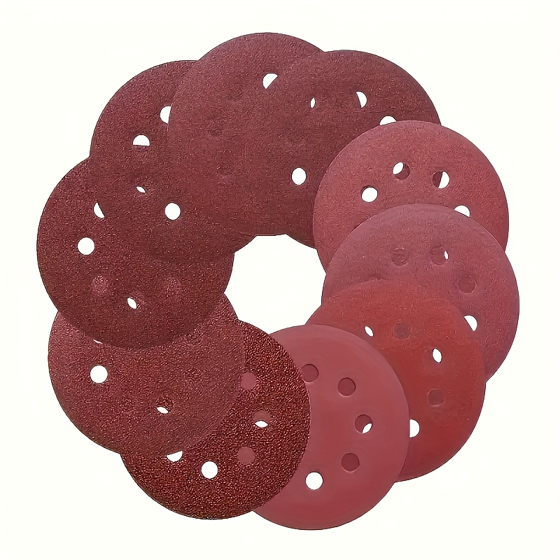 100 Pcs of 5-Inch 8-Hole Sandp - Random Orbital Sander 评论和价格