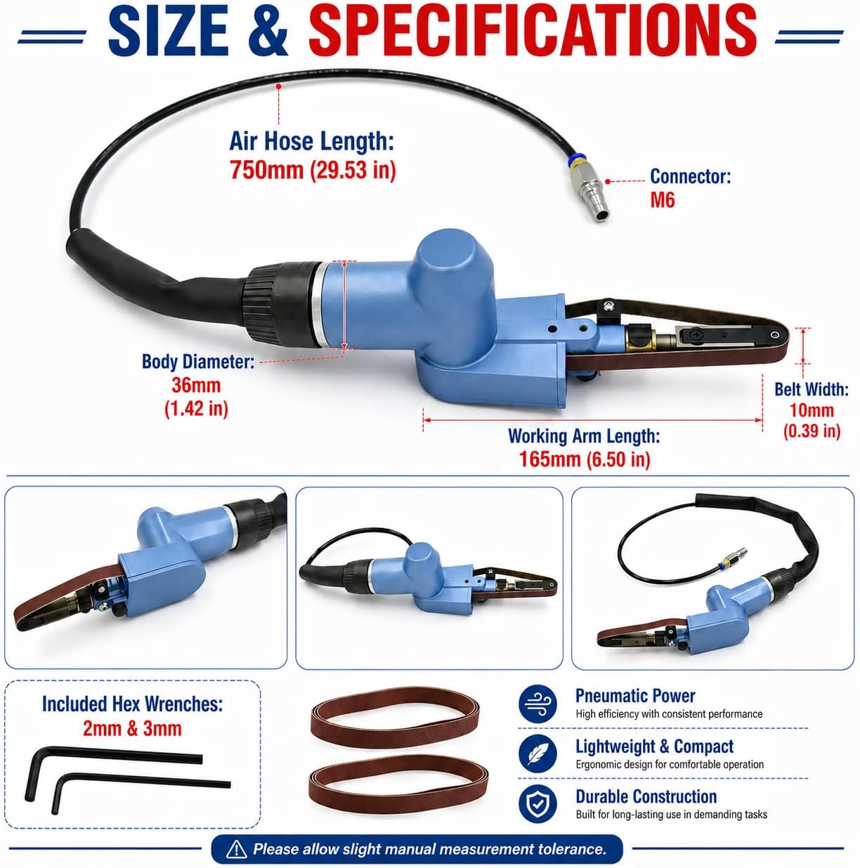 WILIN Pneumatic Finger Belt Sa - Detail Sander Corner 评论和价格