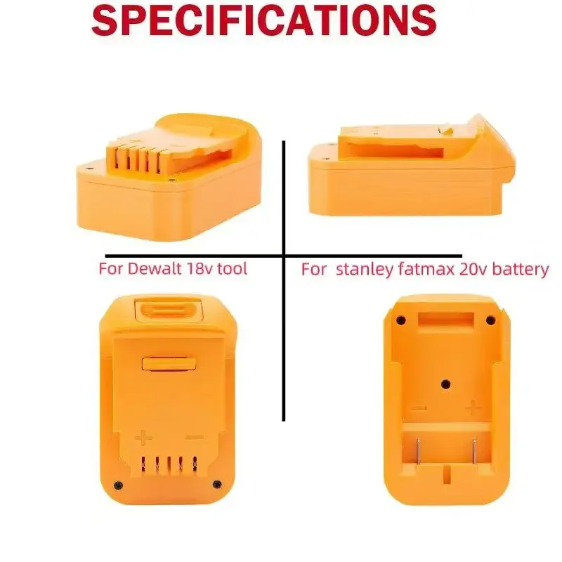 Converter Battery Adapter For  - Power Tools Stanley 评论和价格