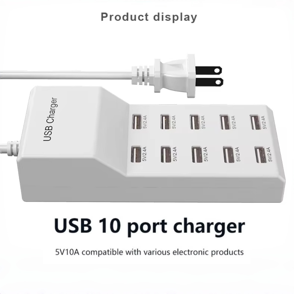 10 Ports USB Hub Fast Charger  - Power Tools Uk 评论和价格