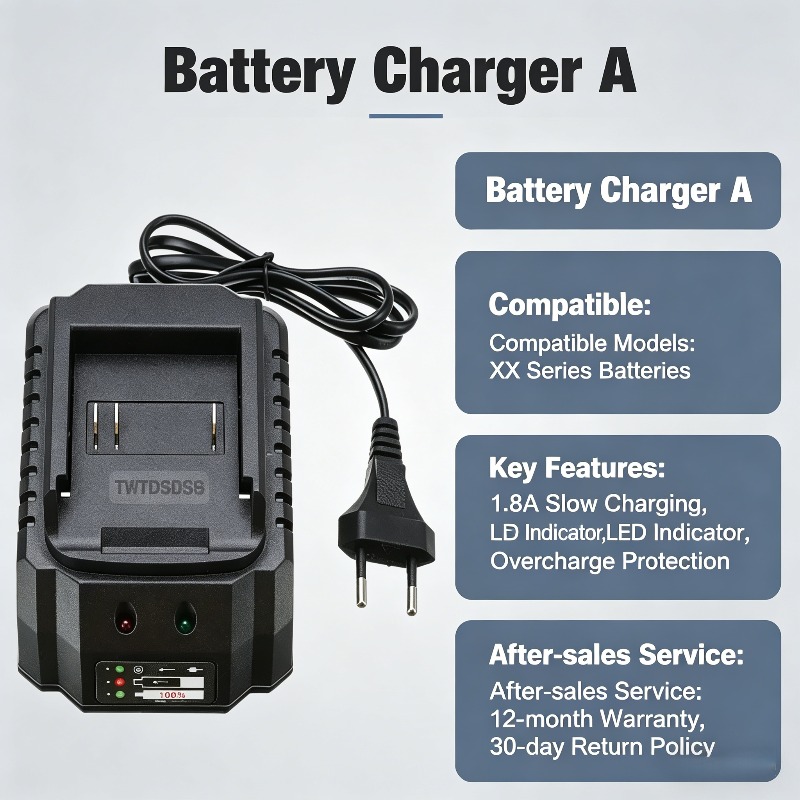 Battery Li-ion Charger Quick C - Power Tools Uk 评论和价格