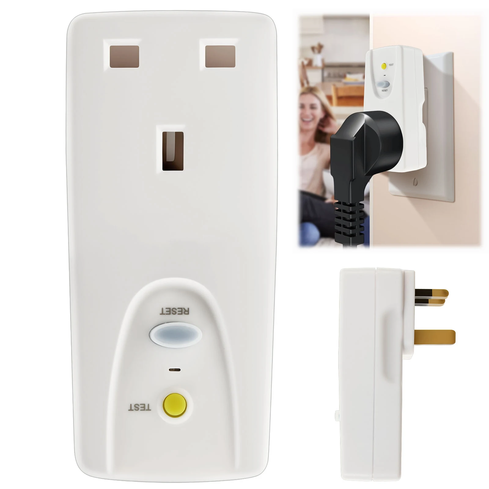 RCD Plug Safety RCD Adaptor UK - Power Tools Uk 评论和价格