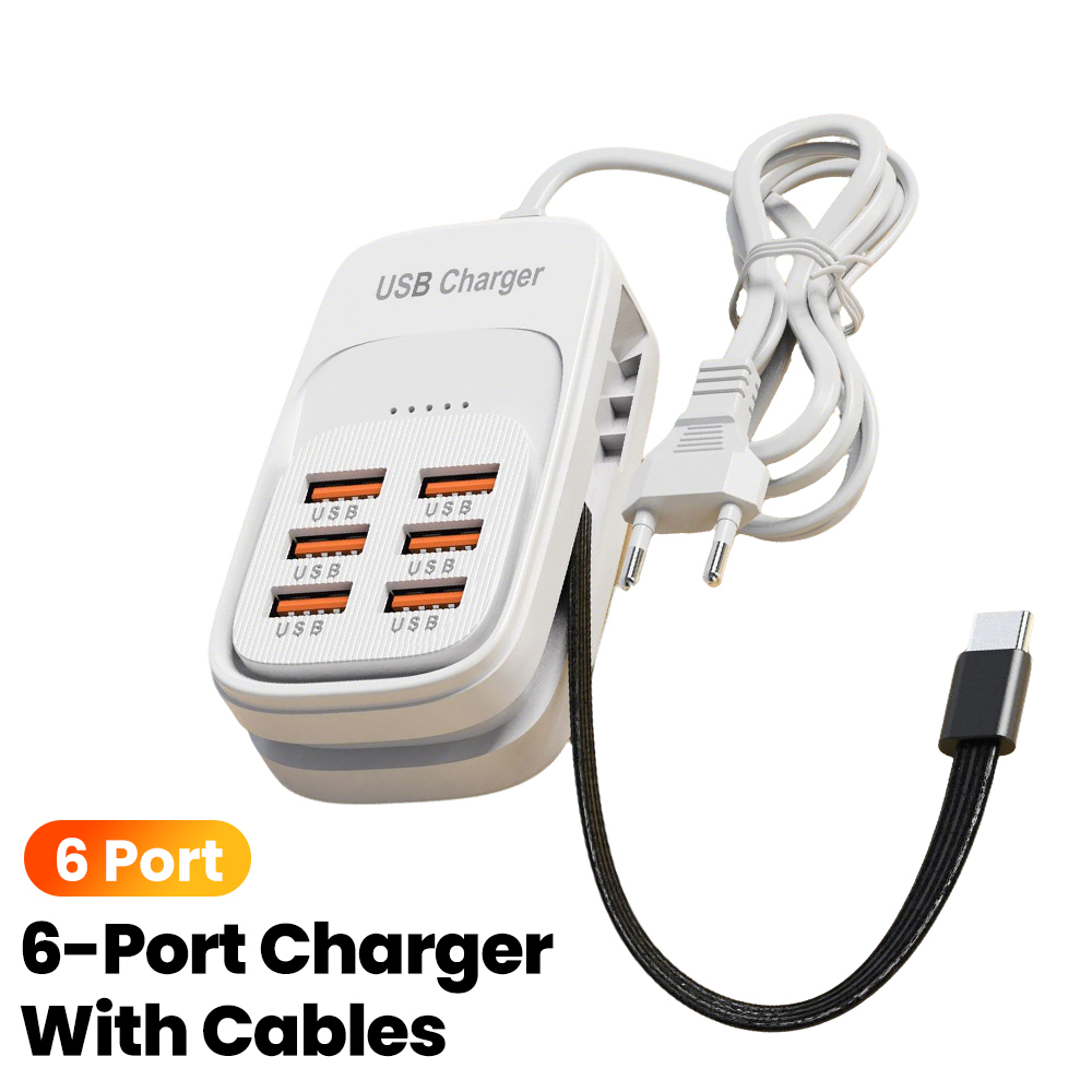 6 Port USB Fast Charger Power  - Power Tools Uk 评论和价格
